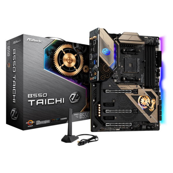 ASRock B550 Taichi ATX Mainboard Sockel AM4 M.2/HDMI/DP/USB3.2 WIFI/BT