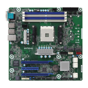 ASRock Rack X470D4U mATX Mainboard 2xGLAN/SATA600/USB3.2/VGA