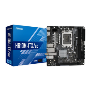 ASRock H610M-ITX/AC mini ITX Mainboard Sockel 1700 /M.2/HDMI/DP/USB3.0/WiFi/BT