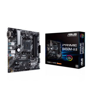 ASUS Prime B450M-A II mATX Mainboard Sockel AM4 M.2/USB3.2/HDMI/DVI/VGA