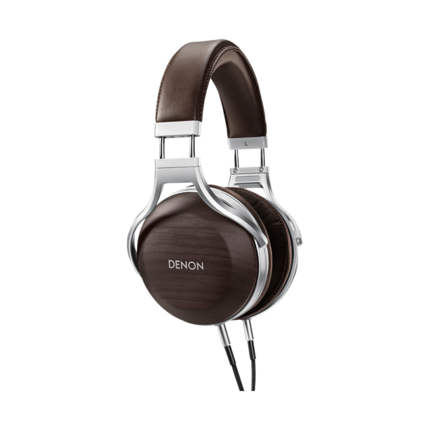 Denon AH-D5200 Premium-Over-Ear-Kopfhörer mit Zebraholz-Schalen