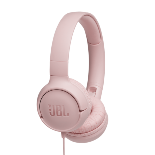 JBL TUNE 500 pink - Kabelgebundener On-Ear-Kopfhörer Mikrofon