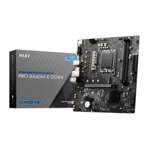 MSI PRO B660M-E DDR 4 mATX Mainboard Sockel 1700 M.2/HDMI/VGA/USB3.0