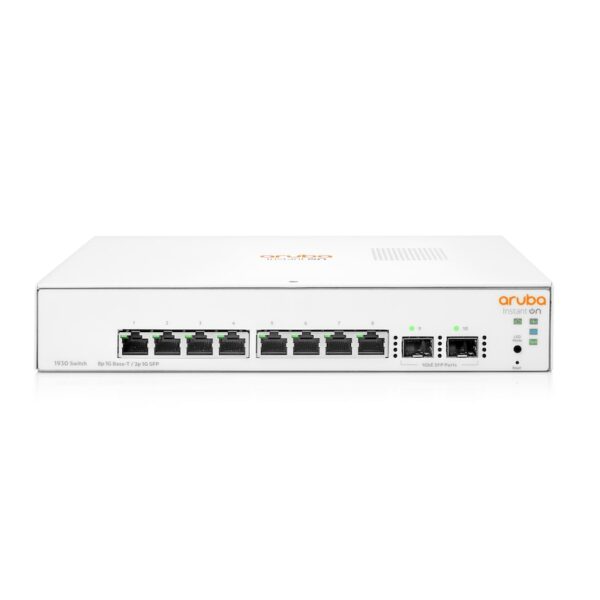 HPE Aruba Instant On 1930-8G-2SFP Web Managed Switch