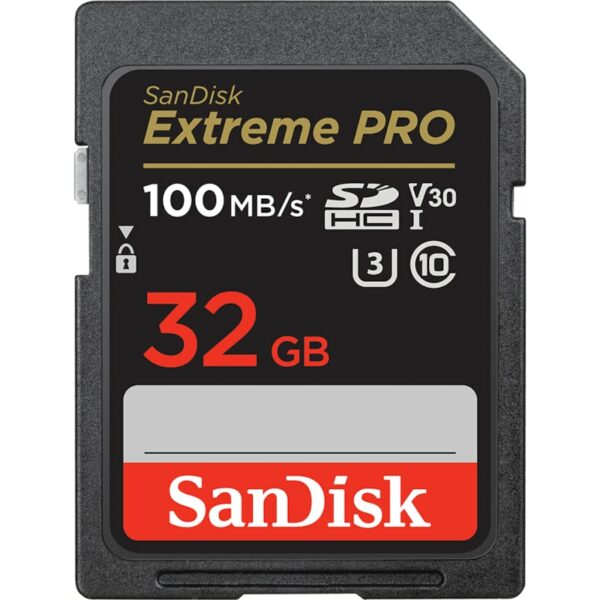 SanDisk Extreme Pro 32 GB SDHC Speicherkarte 2022 (bis 100 MB/s