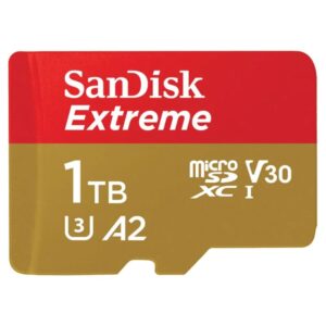 SanDisk Extreme 1TB microSDXC Speicherkarte Kit (2022) bis 190 MB/s