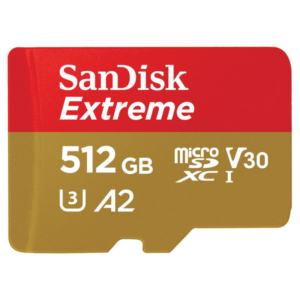 SanDisk Extreme microSDXC 512 GB Speicherkarte Kit (2022) bis 190 MB/s