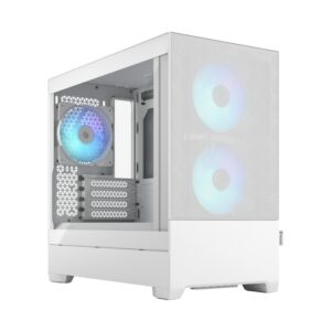 Fractal Design Pop Mini Air RGB White mit Fenster mATX/mITX Gaming Gehäuse Weiß