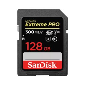 SanDisk Extreme Pro 128 GB SDXC UHS-II-Speicherkarte bis 300 MB/s