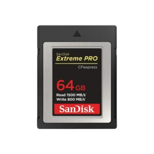 SanDisk Extreme Pro 64 GB CFexpress Typ B Speicherkarte bis zu 1500 MB/s