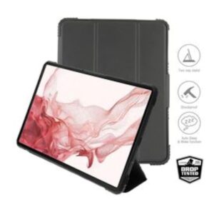 4smarts Folio Case Endurance für Samsung Galaxy Tab S8+ (2022) schwarz 458746