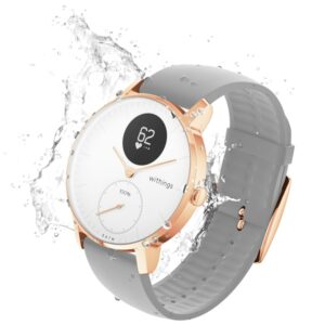 Withings Steel HR rosegold weiß grau Silikonarmband 36 mm