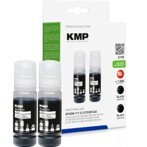 KMP Tintenpatronen Schwarz ersetzt  Epson 111 (C13T03M140)