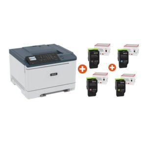 Xerox C310 Farblaserdrucker USB LAN WLAN + Toner Multipack (BK