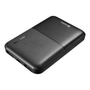 SANDBERG Saver Powerbank 5000 mAh 2.4A 2x USB schwarz