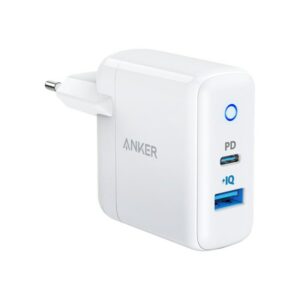 ANKER PowerPort PD+ 2 1xC 20W 1xA 15W Netzteil Weiß EU Plug