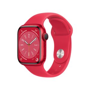 Apple Watch Series 8 GPS 41mm Aluminium Product(RED) Sportarmband Product(RED)