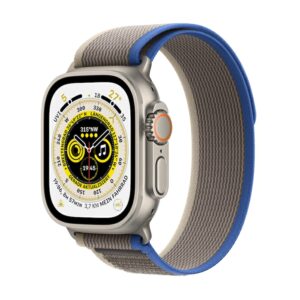 Apple Watch Ultra LTE 49mm Titanium Trail Loop blau/grau S/M