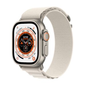 Apple Watch Ultra LTE 49mm Titanium Alpine Loop Polarstern Medium