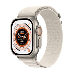 Apple Watch Ultra LTE 49mm Titanium Alpine Loop Polarstern Large