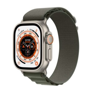 Apple Watch Ultra LTE 49mm Titanium Alpine Loop Grün Small