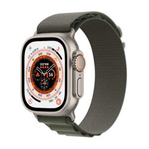 Apple Watch Ultra LTE 49mm Titanium Alpine Loop Grün Large