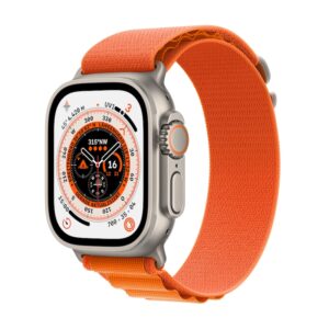 Apple Watch Ultra LTE 49mm Titanium Alpine Loop Orange Medium