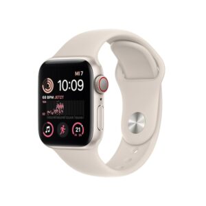 Apple Watch SE (2.Gen) LTE 40mm Aluminium Polarstern Sportarmband Polarstern