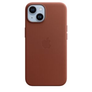 Apple Original iPhone 14 Leder Case mit MagSafe Umbra