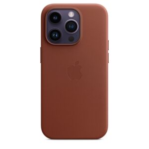Apple Original iPhone 14 Pro Leder Case mit MagSafe Umbra