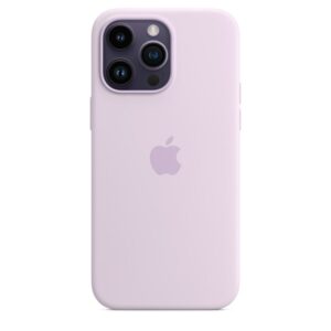 Apple Original iPhone 14 Pro Max Silikon Case mit MagSafe Flieder