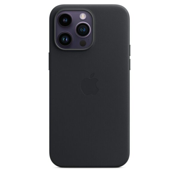 Apple Original iPhone 14 Pro Max Leder Case mit MagSafe Mitternacht