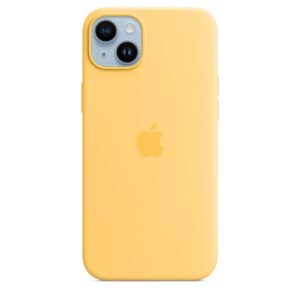 Apple Original iPhone 14 Plus Silikon Case mit MagSafe Sonnenlicht