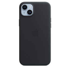 Apple Original iPhone 14 Plus Leder Case mit MagSafe Mitternacht