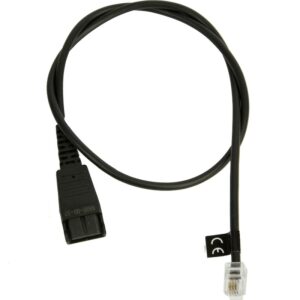 Jabra Anschlusskabel QD RJ10. glatt 0.5m Lucent-Belegung