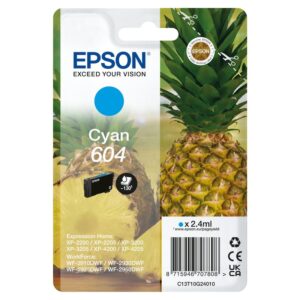 Epson 604 Original Druckerpatrone Cyan C13T10G24010 Ananas Tinte