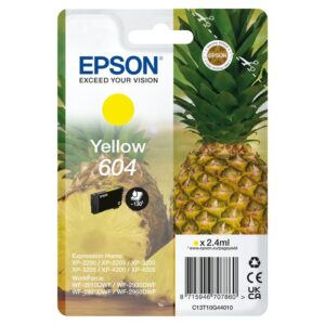 Epson 604 Original Druckerpatrone Gelb  C13T10G44010  Ananas Tinte