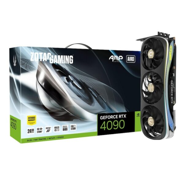 ZOTAC GAMING GeForce RTX 4090 AMP EXTREME AIRO 24GB GDDR6X Grafikkarte 3xDP/HDMI