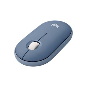 Logitech M350 Pebble Kabellose Maus Blaubeere