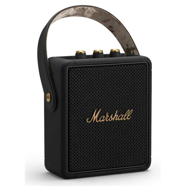 Marshall Stockwell II Tragbarer Bluetooth Lautsprecher black&brass