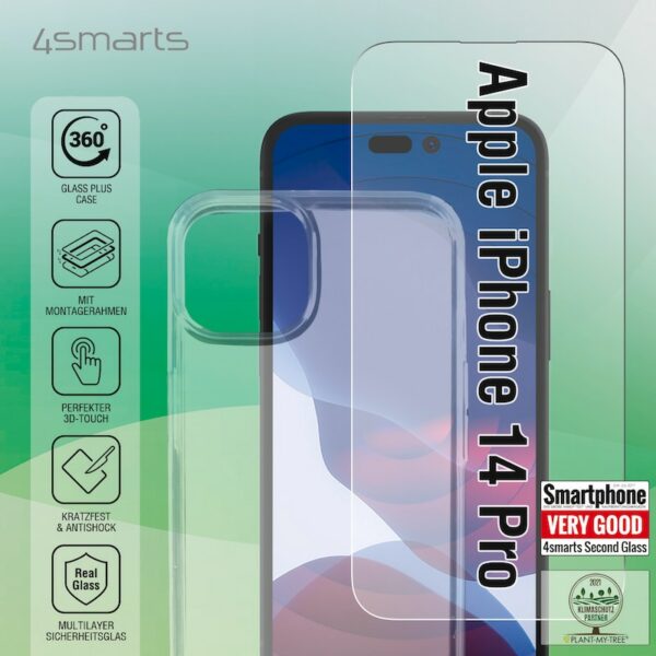 4Smarts 360° Protection Set X-Pro Clear für iPhone 14 Pro