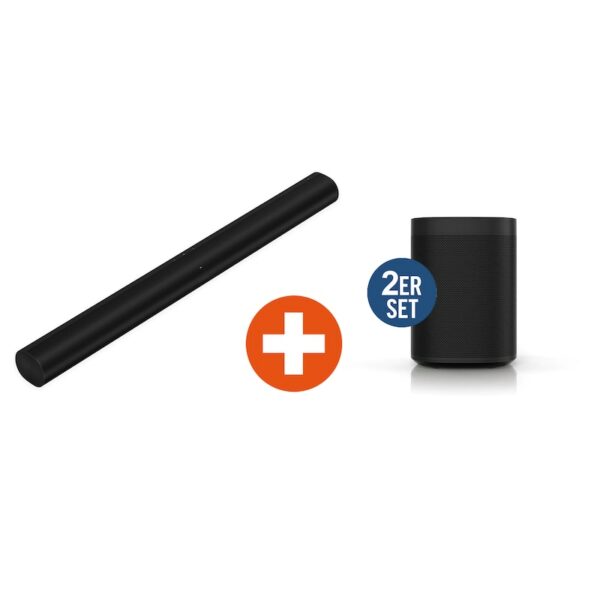 Bundle Sonos Arc Soundbar + 2er Set Sonos One SL