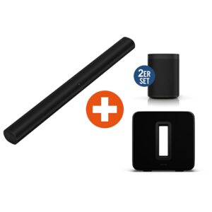 Bundle Sonos Arc Soundbar + 2er Set Sonos One SL + Sub Gen.3