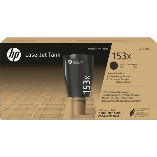 HP 153X/ W1530X Original LaserJet Tank Toner Reload Kit Schwarz für ca. 5.000 S