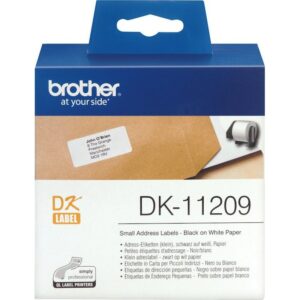 Brother DK-11209 Einzeletiketten (Papier) – 62 x 29 mm