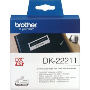 Brother DK-22211 Endlosetiketten (Film) – weiß
