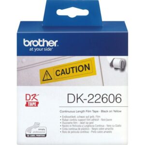 Brother DK-22606 Endlosetiketten (Film) – gelb