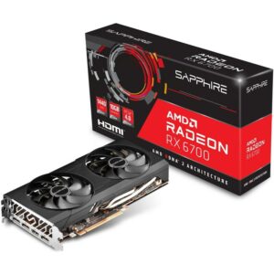 SAPPHIRE AMD Radeon RX 6700 OC Gaming Grafikkarte mit 10GB GDDR6