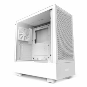 NZXT H5 Flow Midi Tower ATX Gehäuse weiss mit Sichtfenster