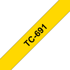 Brother TC-691 Schriftbandkassette 9mm x 7